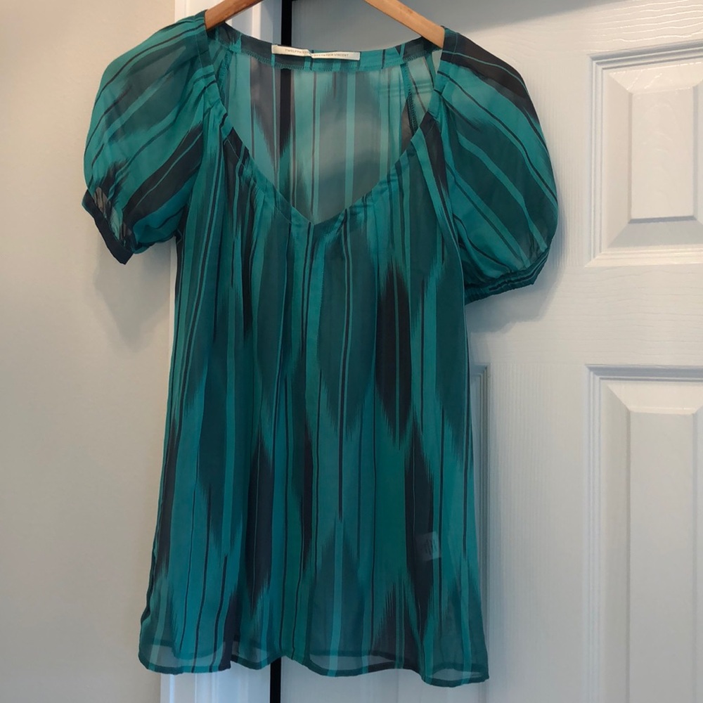 Twelfth street Cynthia Vincent sheer shirt 4